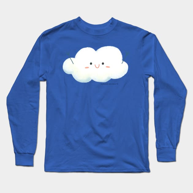 Happy Hug Cloud Long Sleeve T-Shirt by julianamotzko